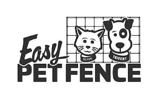 EASY PET FENCE OLIVE TRIDENT