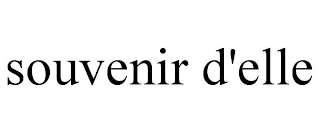 SOUVENIR D'ELLE