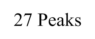 27 PEAKS