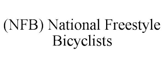 (NFB) NATIONAL FREESTYLE BICYCLISTS