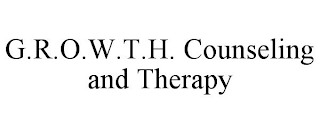 G.R.O.W.T.H. COUNSELING AND THERAPY