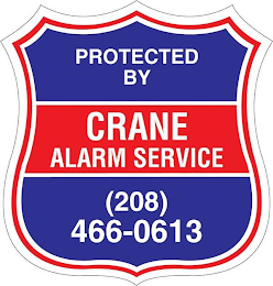 PROTECTED BY CRANE ALARM SERVICE (208) 466-061366-0613