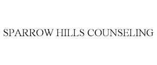 SPARROW HILLS COUNSELING