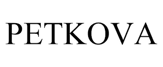 PETKOVA