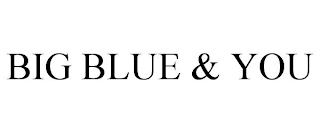 BIG BLUE & YOU
