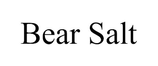 BEAR SALT