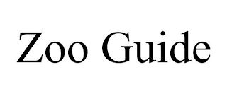 ZOO GUIDE