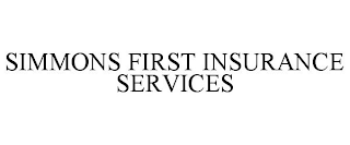 SIMMONS FIRST INSURANCE SERVICES