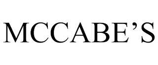 MCCABE'S