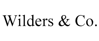WILDERS & CO.