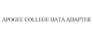 APOGEE COLLEGE DATA ADAPTER