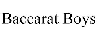 BACCARAT BOYS