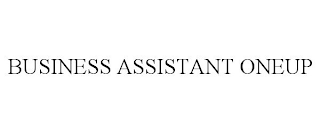 BUSINESS ASSISTANT ONEUP