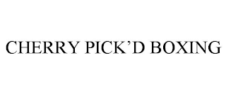 CHERRY PICK'D BOXING