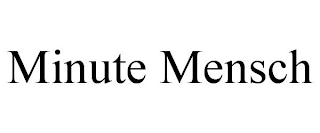 MINUTE MENSCH