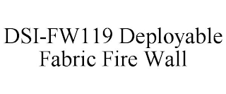 DSI-FW119 DEPLOYABLE FABRIC FIRE WALL