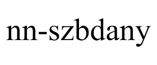 NN-SZBDANY