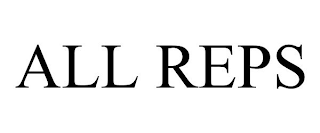 ALL REPS