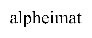 ALPHEIMAT