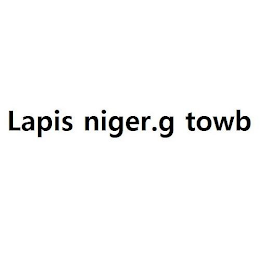 LAPIS NIGER.G TOWB