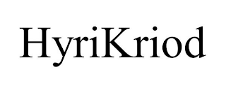 HYRIKRIOD