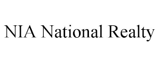 NIA NATIONAL REALTY
