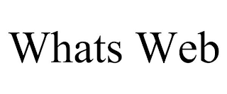 WHATS WEB