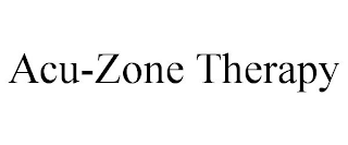 ACU-ZONE THERAPY