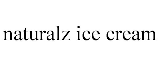 NATURALZ ICE CREAM