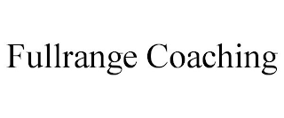 FULLRANGE COACHING