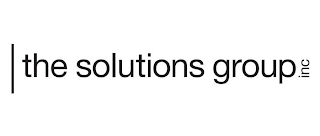 THE SOLUTIONS GROUP INC