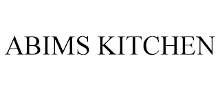 ABIMS KITCHEN