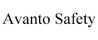 AVANTO SAFETY