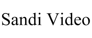 SANDI VIDEO