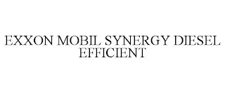 EXXON MOBIL SYNERGY DIESEL EFFICIENT