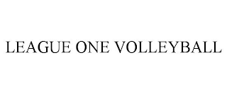LEAGUE ONE VOLLEYBALL