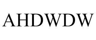 AHDWDW