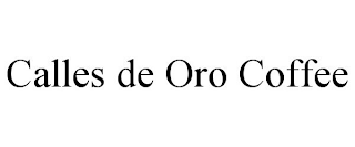 CALLES DE ORO COFFEE