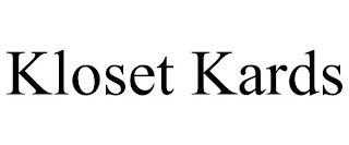 KLOSET KARDS