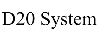 D20 SYSTEM