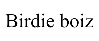 BIRDIE BOIZ
