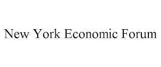 NEW YORK ECONOMIC FORUM