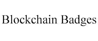 BLOCKCHAIN BADGES