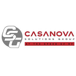 CSG CASANOVA SOLUTIONS GROUP AT THE SPEED OF RF