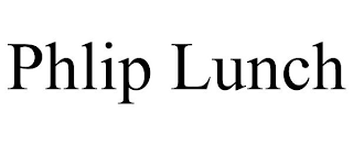PHLIP LUNCH