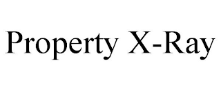 PROPERTY X-RAY
