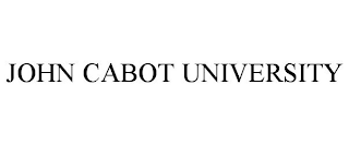 JOHN CABOT UNIVERSITY