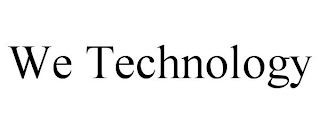 WE TECHNOLOGY