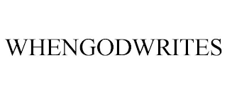 WHENGODWRITES