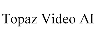 TOPAZ VIDEO AI